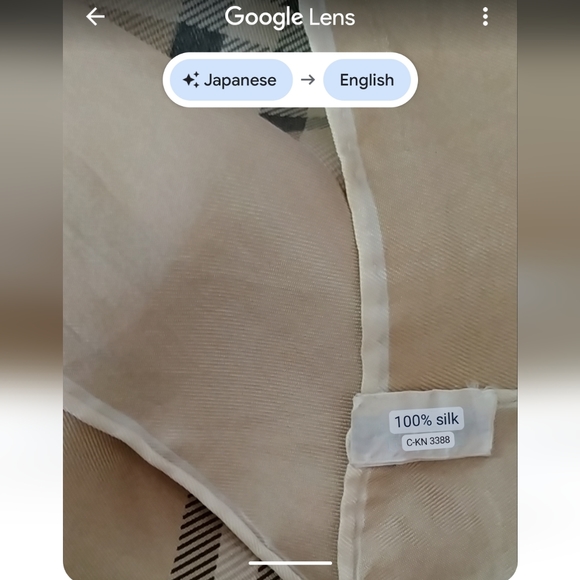 80's/90's Vintage Barberry 100% Silk Scarf - Picture 10 of 10